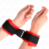 KINK - TENUTA DA POLSO IN NYLON HOOKLOOP NERA MODELLO 1 AJDUSTABLE 25-35 CM X 6 CM - immagine 4