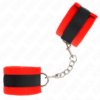 KINK - POLSINI IN PELLICCIA PER PRINCIPIANTI NERO-ROSSO 30 X 7 CM - immagine 2