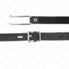 KINK - GANCIO IN METALLO 11.5 CM CON CINTURINO IN SIMILPELLE REGOLABILE 39-58 CM X 2 CM - immagine 4