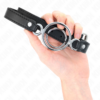 KINK - BAVAGLIO CON O-RING MULTIPLI 5 CM NERO 63 X 2,5 CM - immagine 4