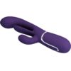 PRETTY LOVE - SHANIA VIBRATORE TRIPLO CONIGLIO MULTIFUNZIONE VIOLA - immagine 5