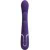 PRETTY LOVE - SHANIA VIBRATORE TRIPLO CONIGLIO MULTIFUNZIONE VIOLA - immagine 3