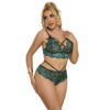 SUBBLIME - 954086 REGGISENO + SLIP PIZZO VERDE S/M - immagine 5