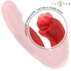 INTENSE - NATHY DOPPIO VIBRATORE CON STIMOLANTE MULTIFUNZIONE BOCCA ROSSO - immagine 5