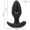 INTENSE - JOEY ANAL PLUG 10 VIBRAZIONI NERO TELECOMANDO - immagine 3