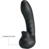 PRETTY LOVE - HOBGOBLIN CUSTODIA PER DITA VIBRANTE 12 VIBRAZIONI + STIMOLATORE CLITORIDE NERO - immagine 5