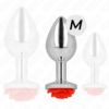 KINK - PLUG ANALE ROSA ROSSO TAGLIA M - immagine 2