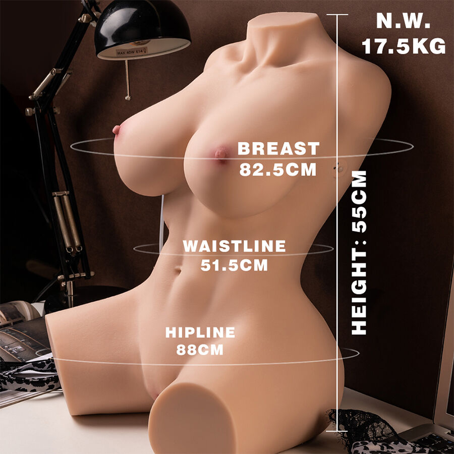 XISE - MURIEL TORSO FEMMINILE REALISTICO CON SPINTA 55 CM - immagine 3