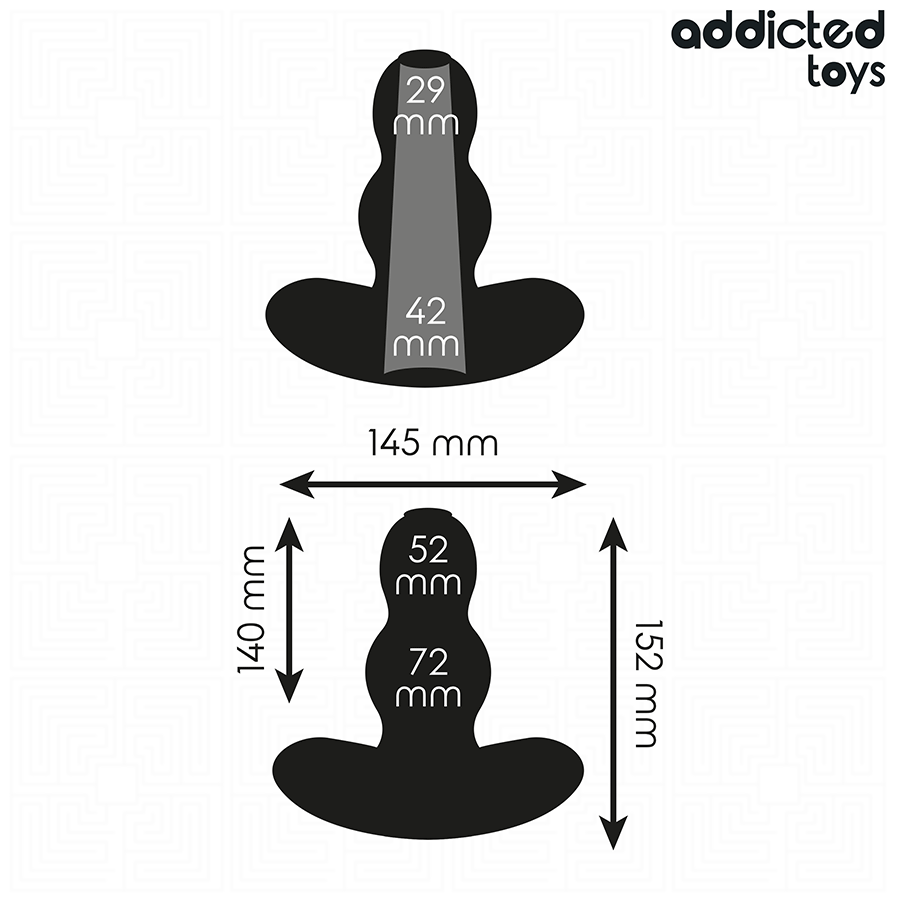 ADDICTED TOYS - TAPPO ANALE CAVO TAGLIA XXL 15,2 CM - immagine 4