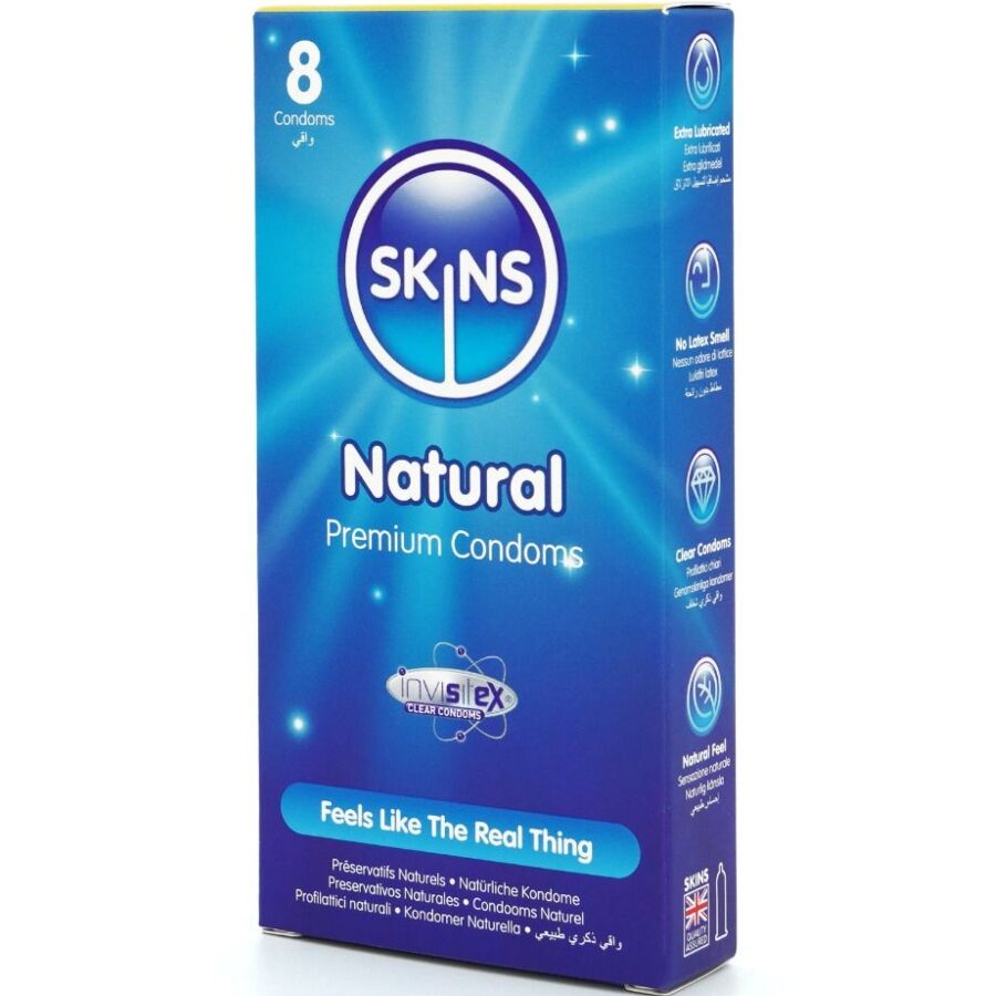 SKINS - PRESERVATIVI NATURALI PREMIUM CONFEZIONE DA 8 - immagine 2