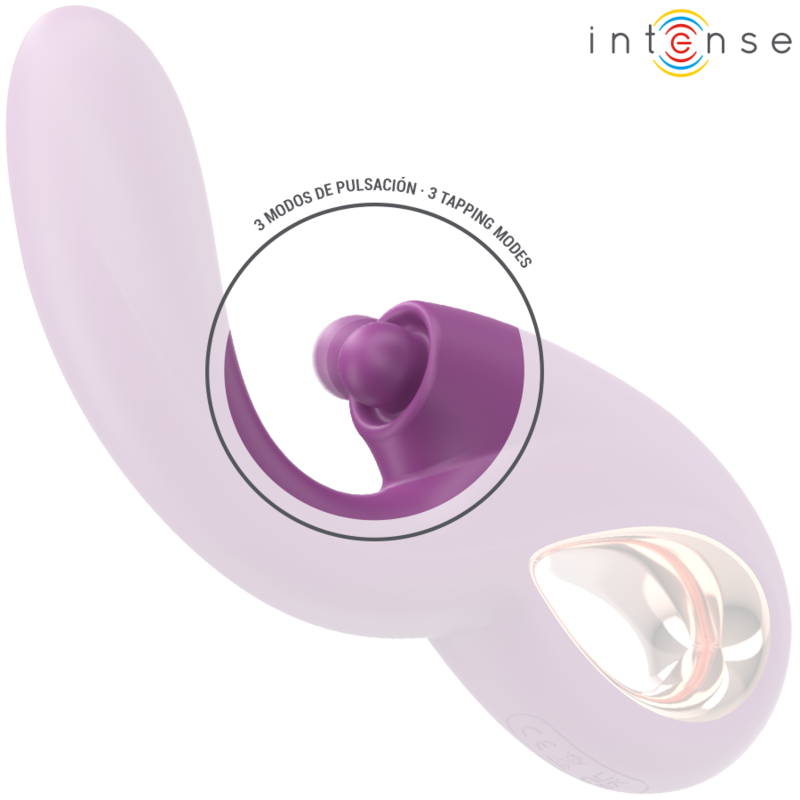 INTENSE - LALI VIBRATORE MULTIFUNZIONE PUNTO G TAPPING THRUST VIBRATION VIOLA - immagine 3