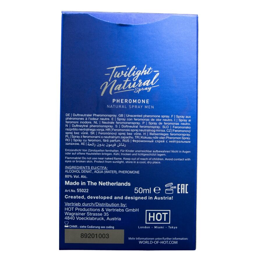 HOT - TWILIGHT PHEROMONE SPRAY NATURALE UOMO 50 ML - immagine 4