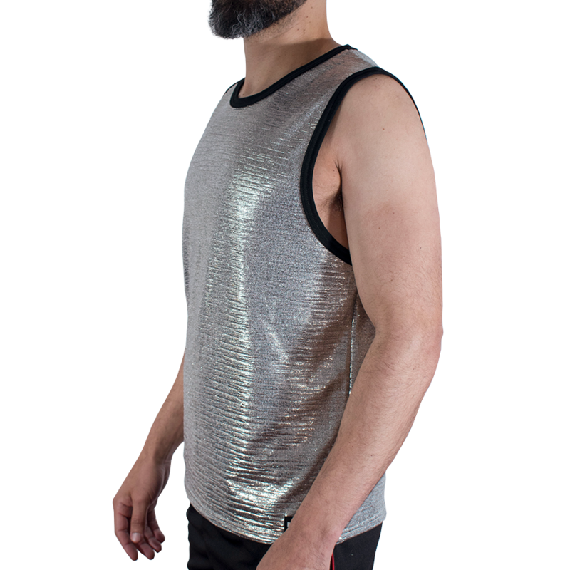 MACHO - T-SHIRT CON GLITTER FINI S/M - immagine 2