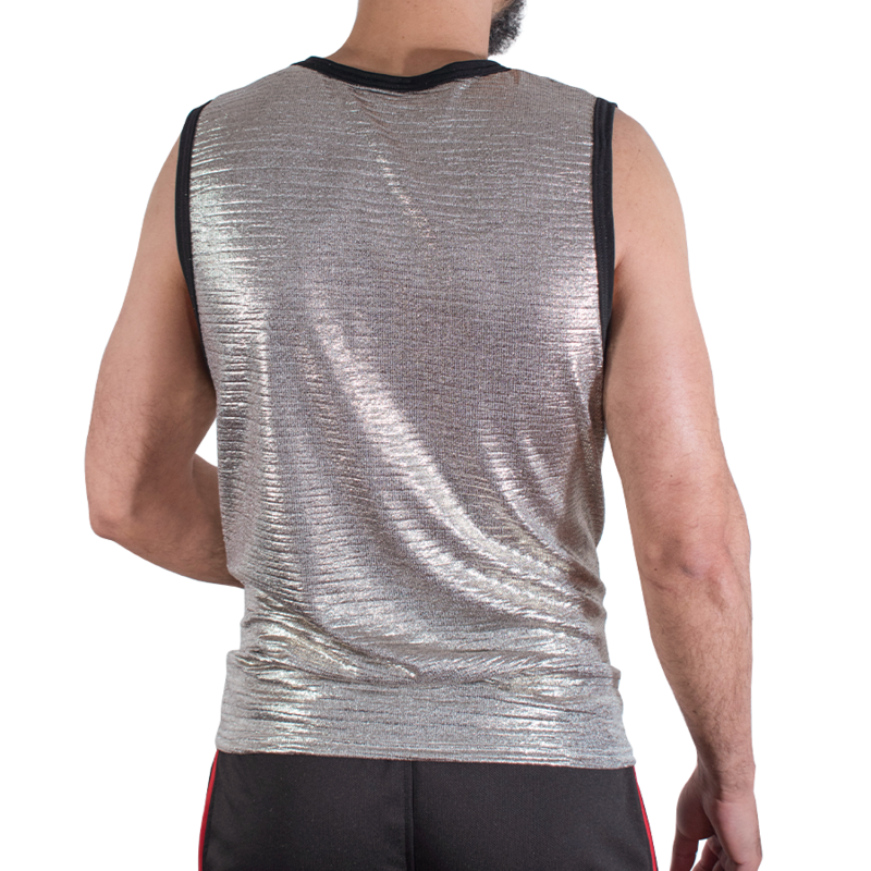 MACHO - T-SHIRT CON GLITTER FINI S/M - immagine 3