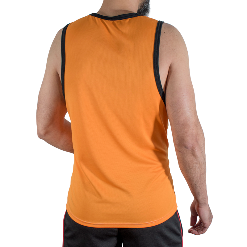 MACHO - CMV005 T-SHIRT DA PALESTRA ARANCIONE S/M - immagine 3
