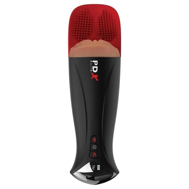PDX ELITE - FAP-O-MATIC PRO XL VIBRANTE AUTOMATICO MARRONE 34,9 CM - immagine 2