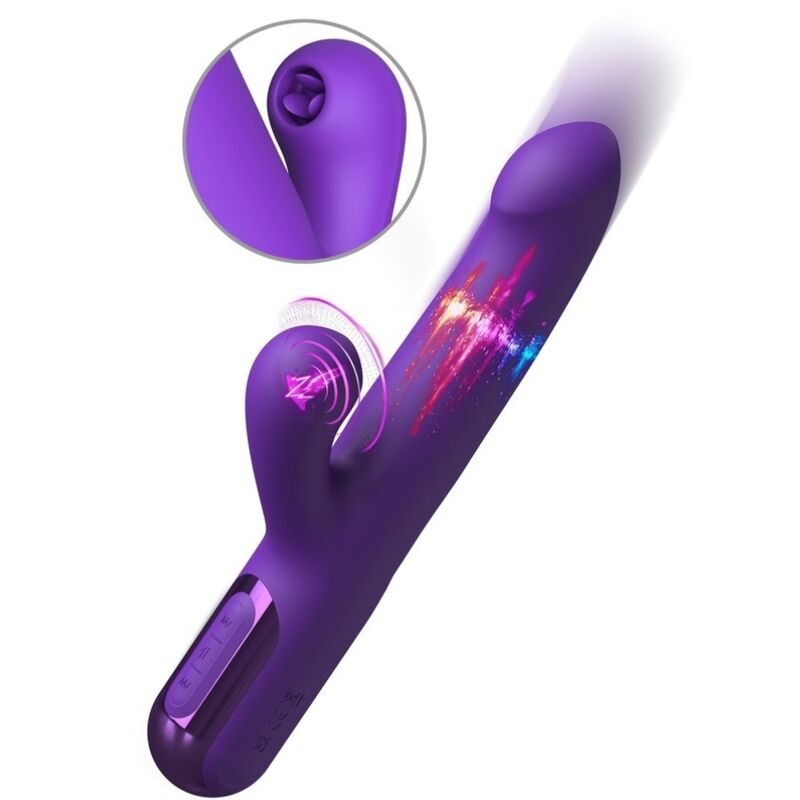 FANTASY FOR HER - VIBRATORE SUPER SONIX THRUSTER RABBIT VIOLA - immagine 2