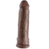 KING COCK - 12 DILDO MARRONE CON SFERE 30.48 CM - immagine 3