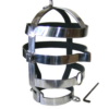 METAL HARD - MASCHERA CON COLLANA IN ACCIAIO - immagine 2