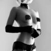 BIJOUX - COPRITEZZOLI BURLESQUE LUCIDI CON FIOCCO - immagine 2
