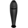 PRETTY LOVE - PLUG ANALE IN SILICONE FORMA DEL PENE E 12 MODALIT DI VIBRAZIONE NERO - immagine 2