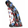 ALL BLACK - DILDO FISTING NERO REALISTICO 29 CM - immagine 3