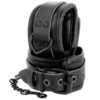 DARKNESS - MANETTE REGOLABILI IN PELLE NERA - immagine 2