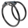DARKNESS - DOPPIO ANELLO PER PENE FLESSIBILE - immagine 3