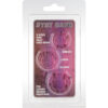 SEVEN CREATIONS - SET DI TRE ANELLI PER PENE ROSA - immagine 2