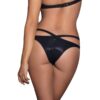 QUEEN LINGERIE - SLIP CON DOPPIE SPALLINE INCROCIATE L/XL - immagine 2