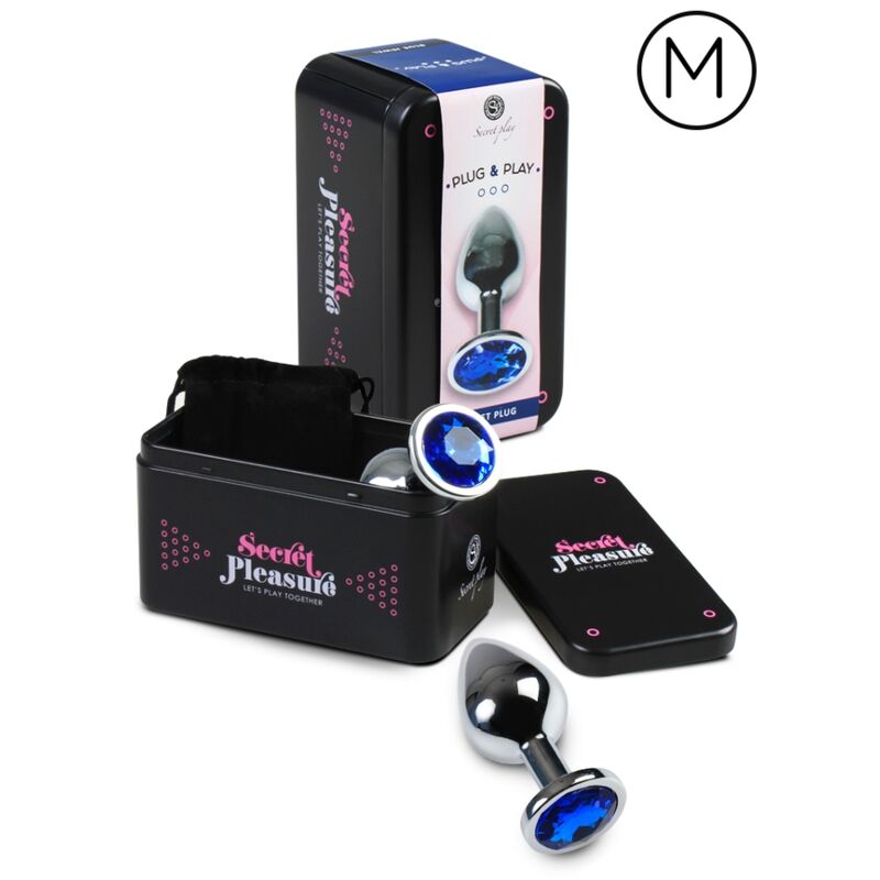 SECRETPLAY - PLUG ANALE BLU M - immagine 2