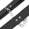 DARKNESS - MANETTE IN PELLE STRUTTURATA NERA - immagine 3